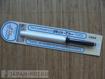 Мусат керамический   ☆ черная ручка, стержень с плоскостью