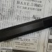 Восьмигранная рукоять из черного дерева, больстер из рога буйвола