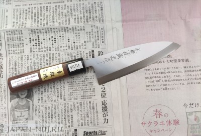  Кухонный Нож Деба 155мм Shirogami    